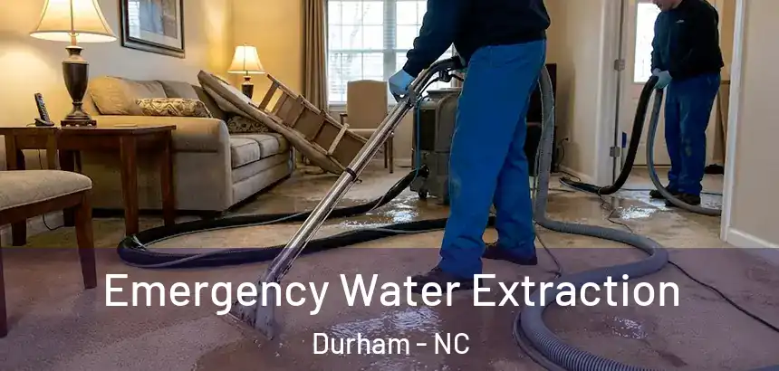  Emergency Water Extraction Durham - NC