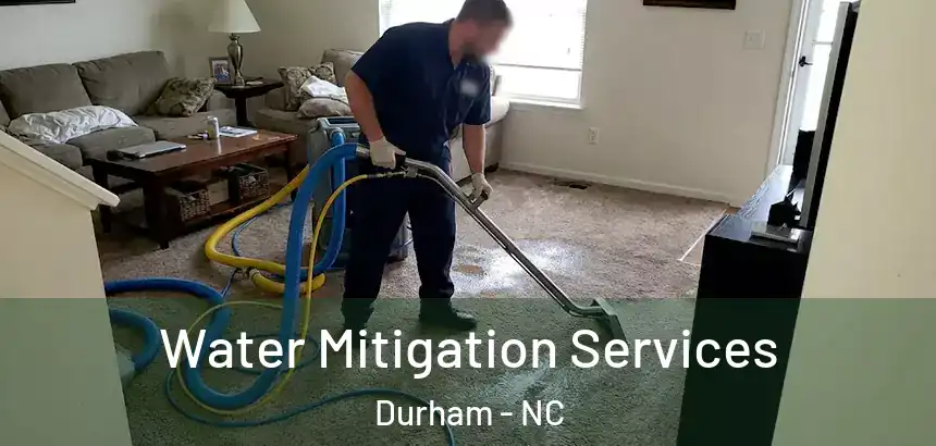  Water Mitigation Services Durham - NC